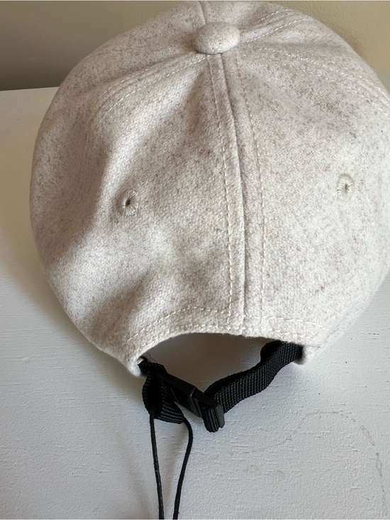 NWT! RAG & BONE Addison Baseball Cap .  Wool blend in a cream color.  NWT main image 4